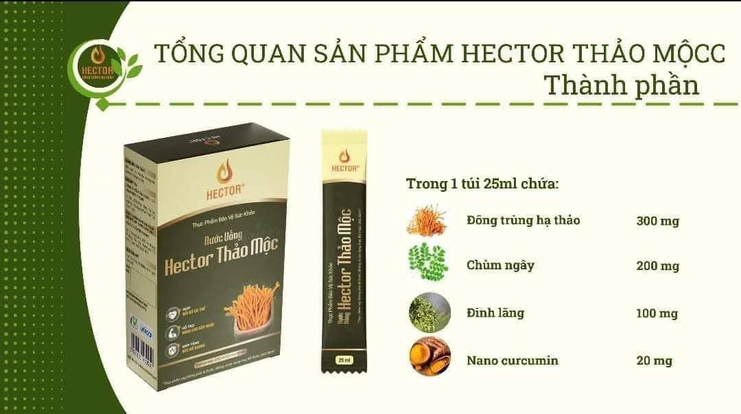 Nước uống Hector thảo mộc