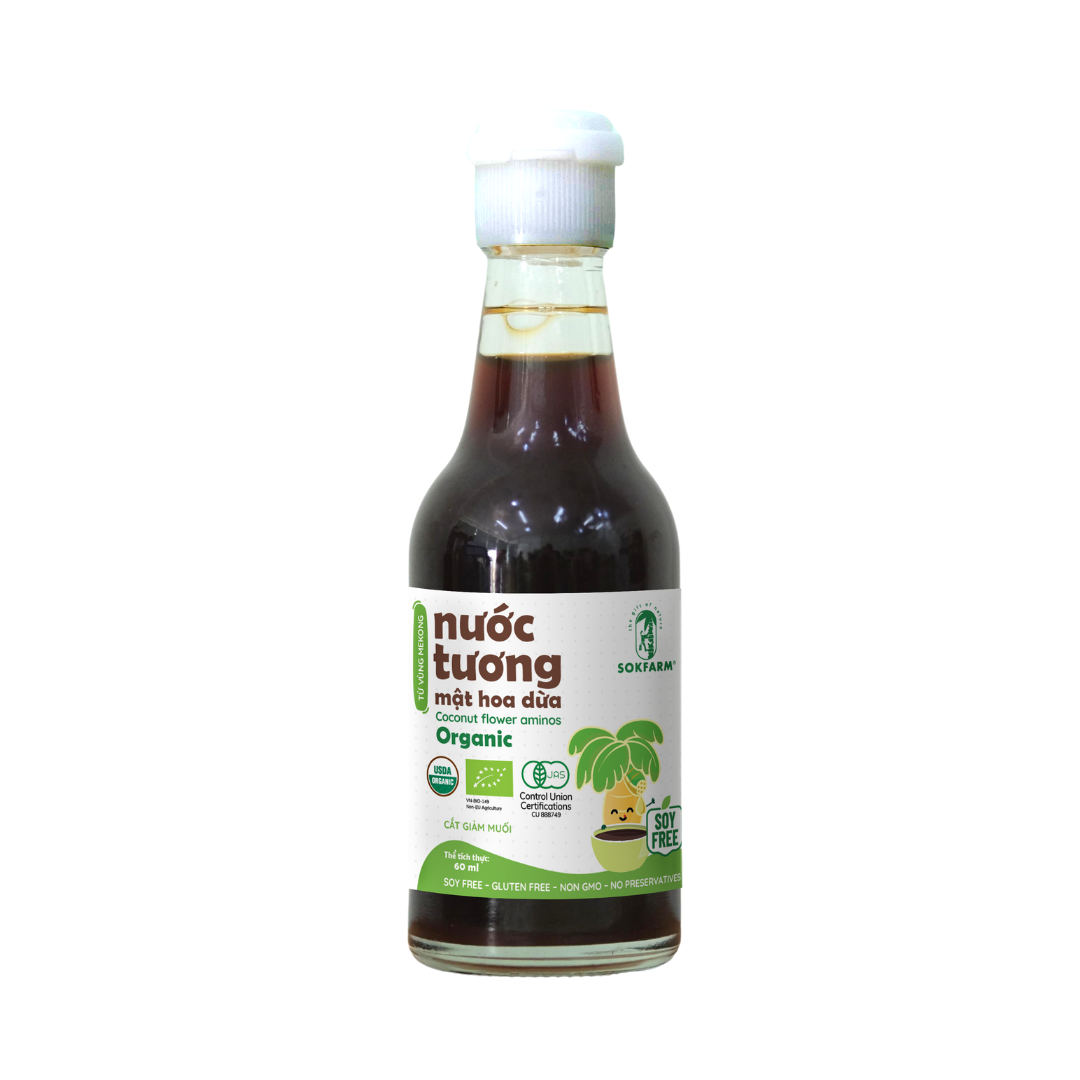 Nước tương mật hoa dừa organic Sokfarm cho bé