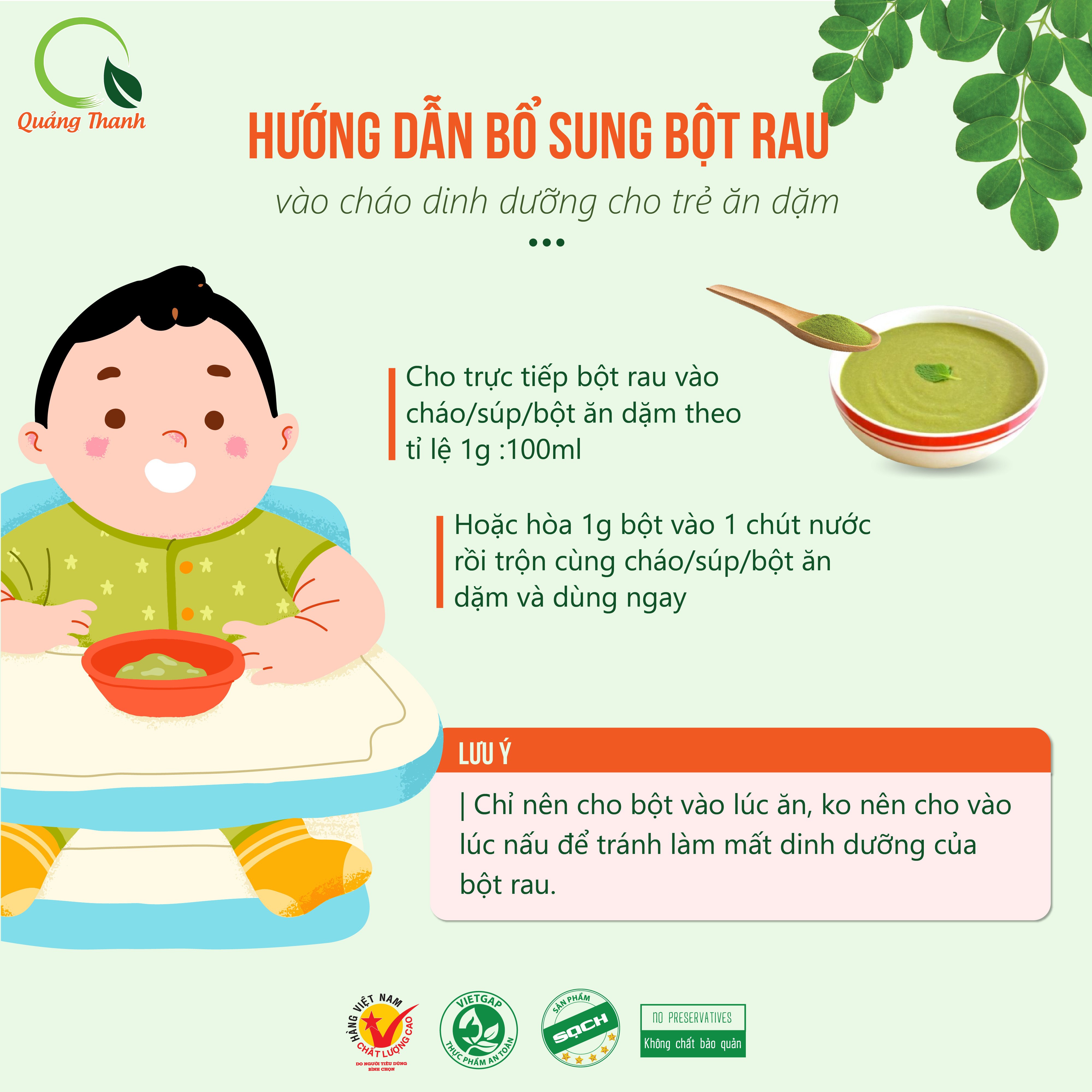 Bột Chùm Ngây - Hộp gói nhỏ