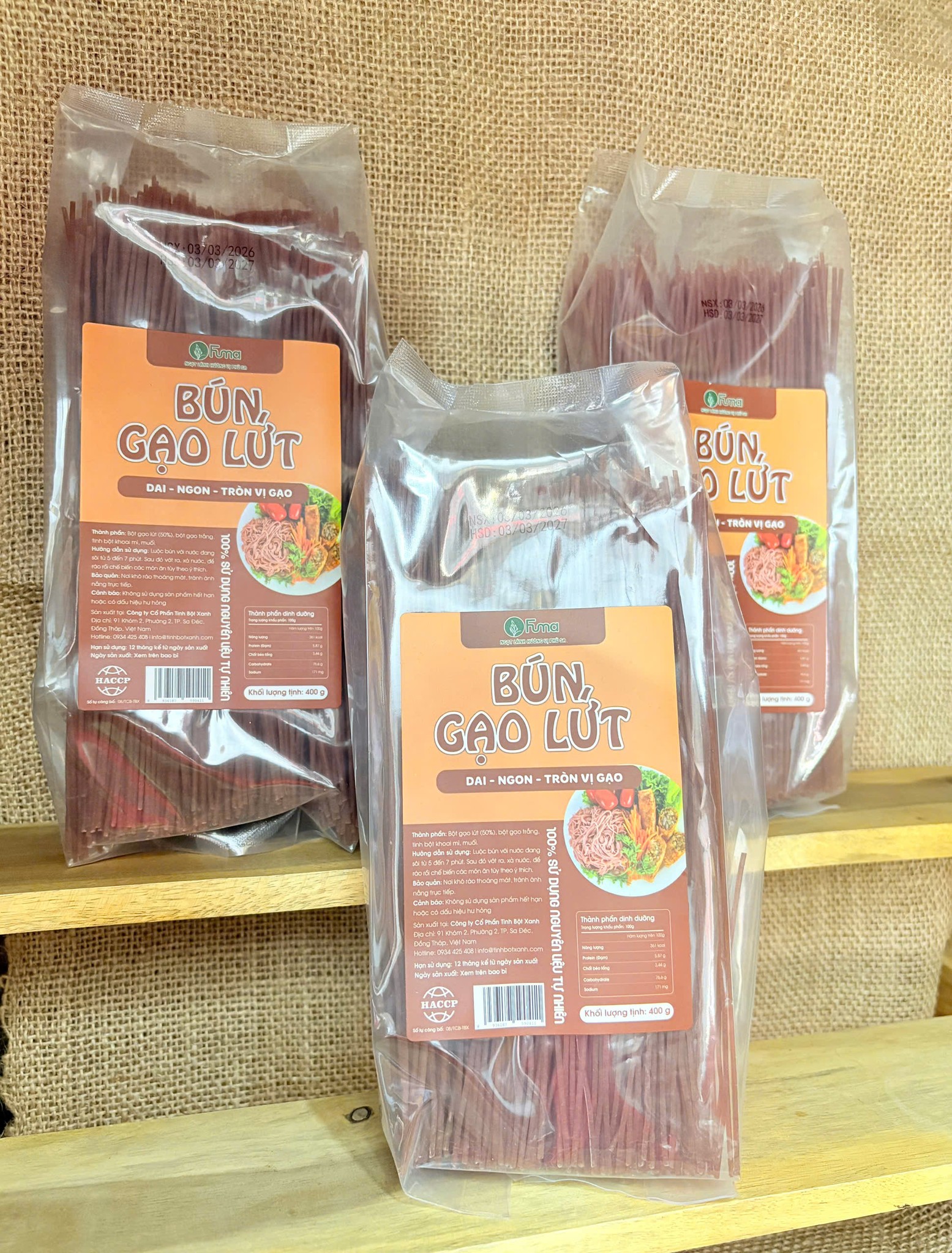 Bún gạo lứt